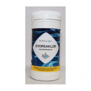PONTAQUA GRANULÁTUM 1KG GYORSAKLÓR CHLORGRANULAT CLG010