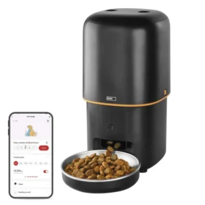 GoSmart állateledel adagoló, 4 l, fekete, Wi-Fi