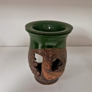 Kerámia párologtató őzbak motívummal