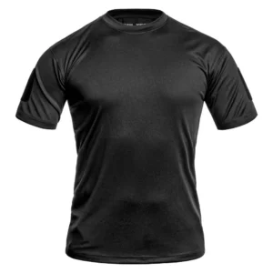 Mil-Tec Quick Dry rövid ujjú taktikai póló, fekete