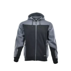 SARA COMFORT PLUS KAPUCNIS PULÓVER FEKETE - SZÜRKE