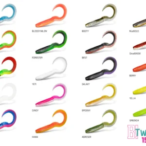 Gumihal Delphin TwistaX Eeltail UVs / 5db