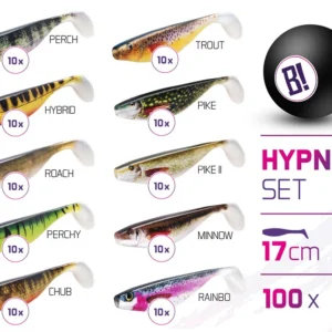 Műcsali szettek BOMB Hypno 17cm / 100db