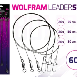 Szett BOMB! volfrám előke karabinerrel