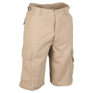 mil tec ripstop short, khaki