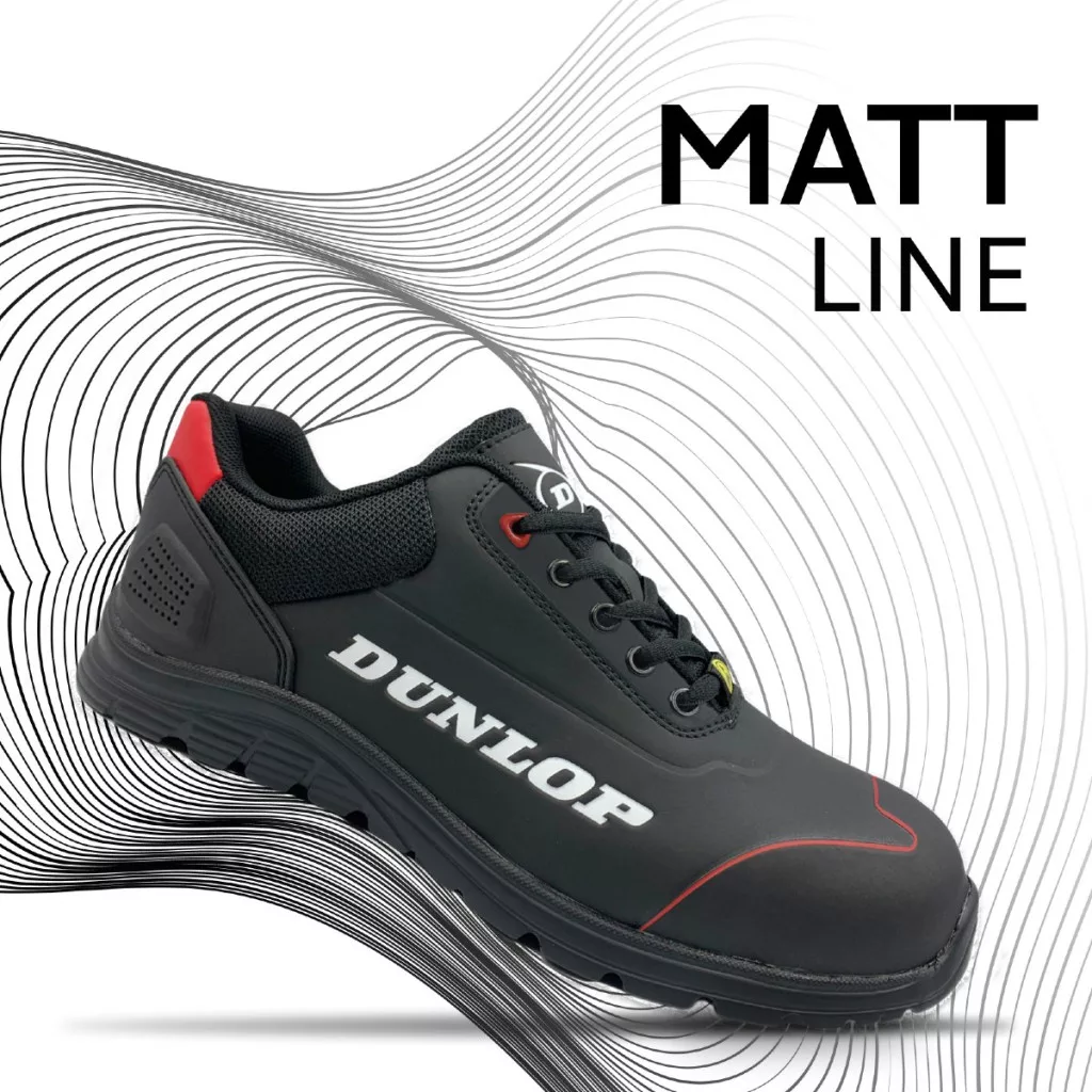 dunlop matt black s3 esd fÉlcipŐ