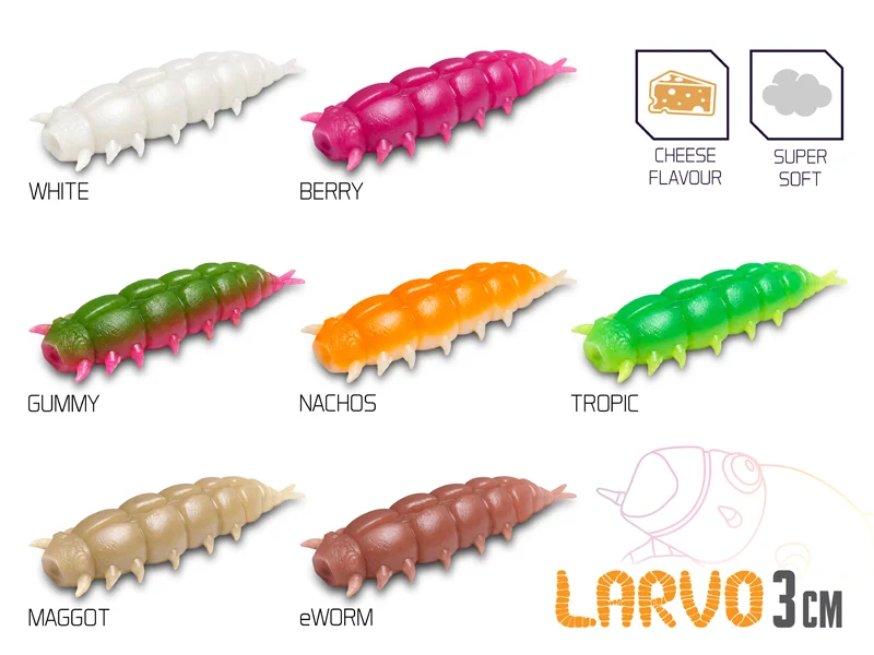 Műcsali Delphin LARVO Cheese / 15 db