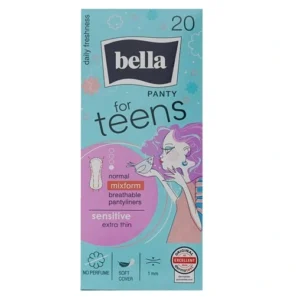 bella tisztasÁgi betÉt 20db for teens panty sensitive