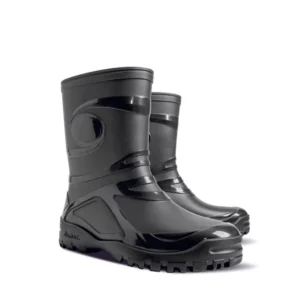 demar young 2 black rÖvid szÁrÚ pvc csizma fekete