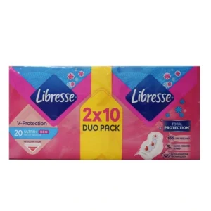 libresse eÜ. betÉt 2x10db duo ultra+ deo wings freshness&protection