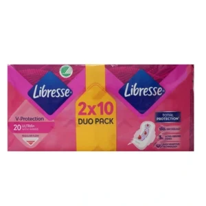 libresse eÜ. betÉt 2x10db duo ultra+ wings freshness&protection