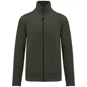 kariban falco mikro fleece dzseki, olivazöld