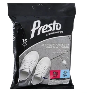 presto nedves tÖrlŐkendŐ 15db fehÉr cipŐhÖz