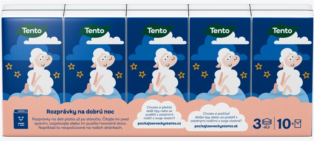 tento papÍrzsebkendŐ 3rtg 10x10db kids cs ra