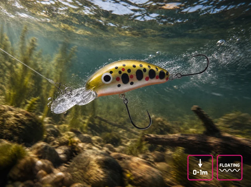 Wobbler Delphin WOBBY TROUT-SH - Image 15